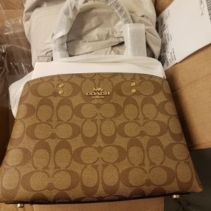 MINI LILLIE CARRYALL IN SIGNATURE CANVAS